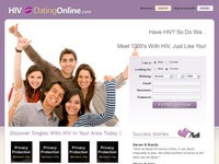 HIV Dating Online Homepage Image